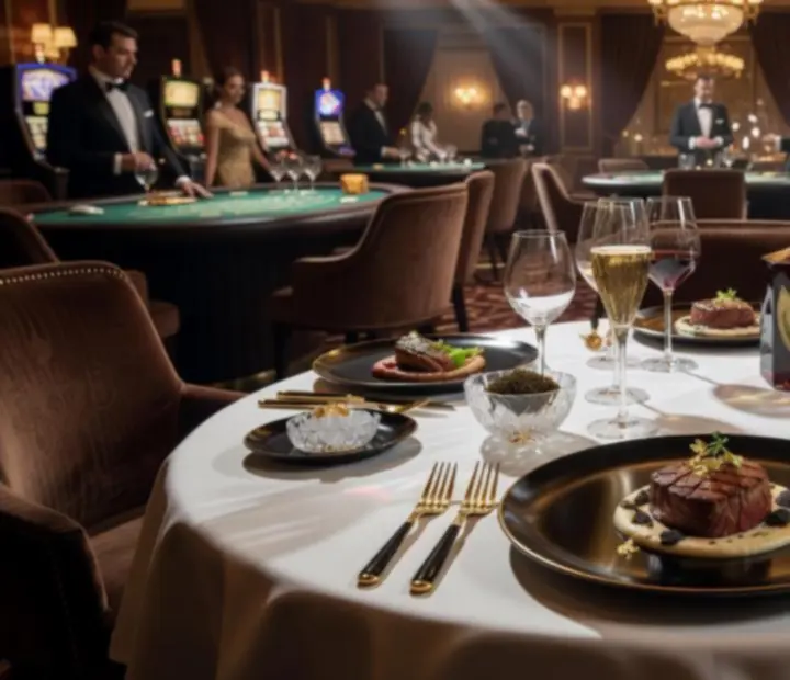 Fine dining fogások és prémium italok elegáns tálalásban a VIP vendégek számára